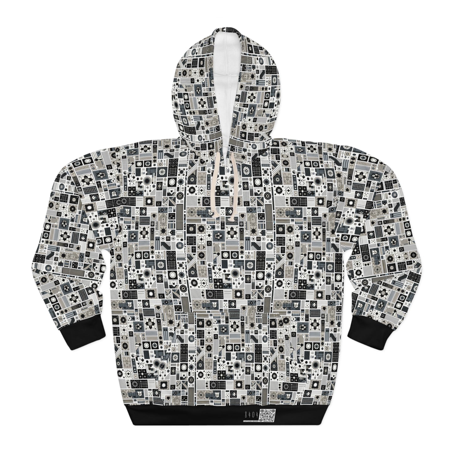 Digital Minimalism Minimalist Tech Pullover Hoodie - 8404 Design-45