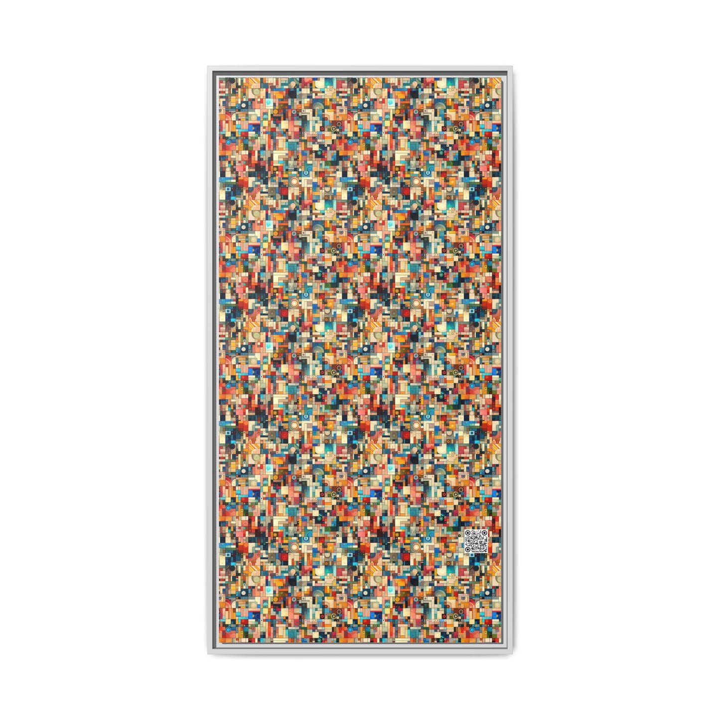 Digital Artistic Expression Artistic Streetwear Matte Canvas, Framed (multi-Color) - 8404 Design-46 B