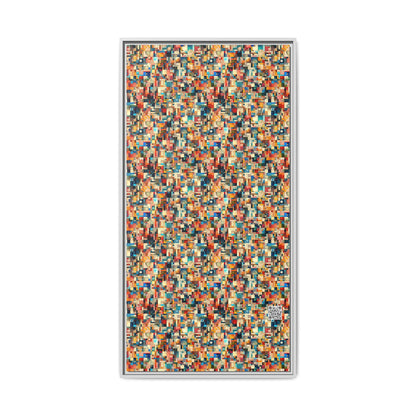 Digital Artistic Expression Artistic Streetwear Matte Canvas, Framed (multi-Color) - 8404 Design-46 B