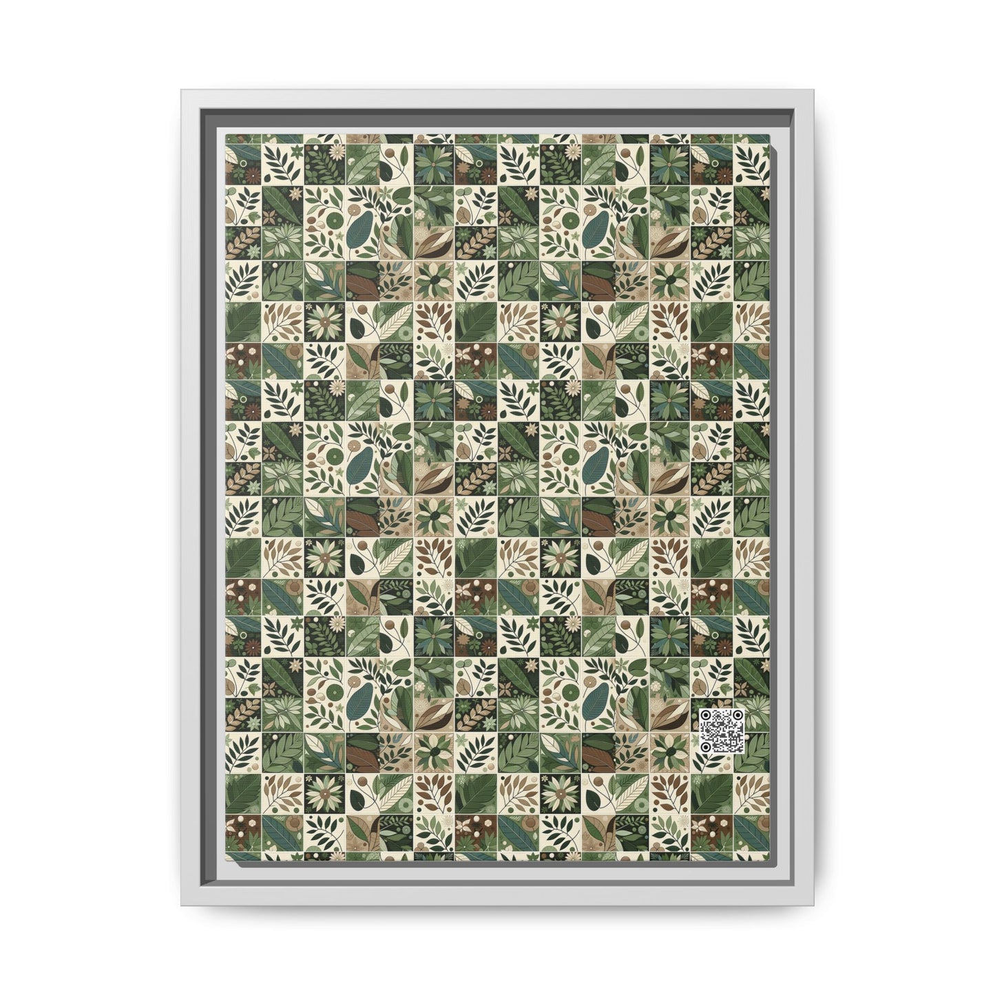 Streetwear Sustainability Environmentally Conscious Streetwear with a Natural Aesthetic Matte Canvas, Framed (multi-color) - 8404 Design-57 A