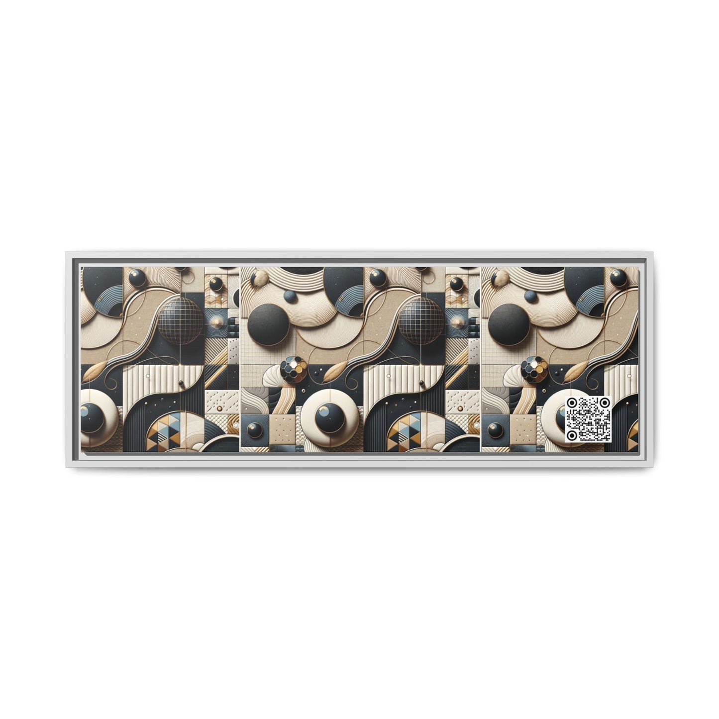 Tech-forward Luxe Streetwear Tech Luxe Fusion Matte Canvas, Framed (multi-color) - 8404 Design-71 B