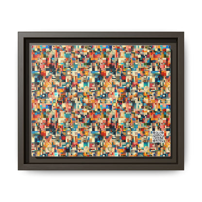 Digital Artistic Expression Artistic Streetwear Matte Canvas, Framed (multi-Color) - 8404 Design-46 B