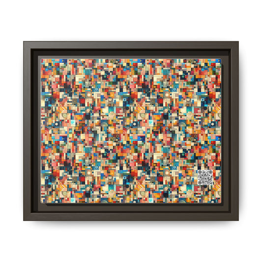 Digital Artistic Expression Artistic Streetwear Matte Canvas, Framed (multi-Color) - 8404 Design-46 B