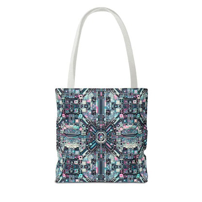 Digital Renaissance Tech-Forward Maximalism Tote Bag - 8404 Design-44