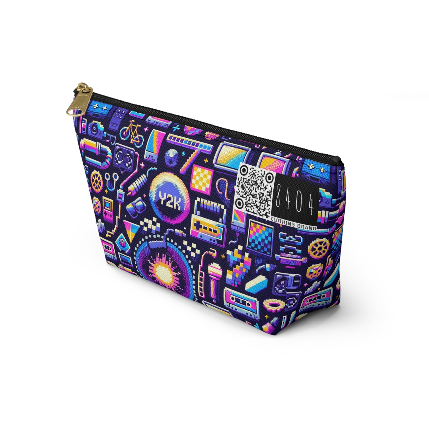 Digital Nostalgia Modern Retro Fusion Accessory Pouch W T-Bottom - 8404 Design-64