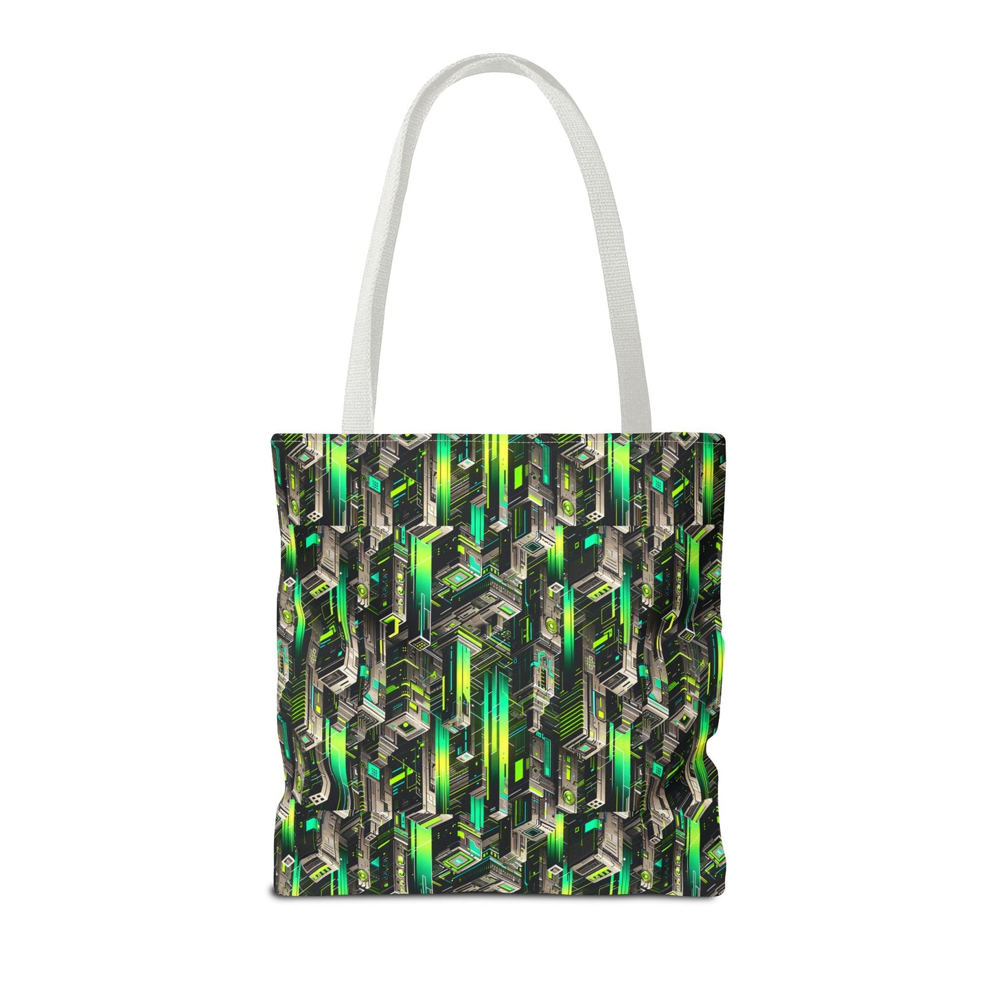 Digital Rebellion Tech-Forward Streetwear Tote Bag - 8404 Design-63