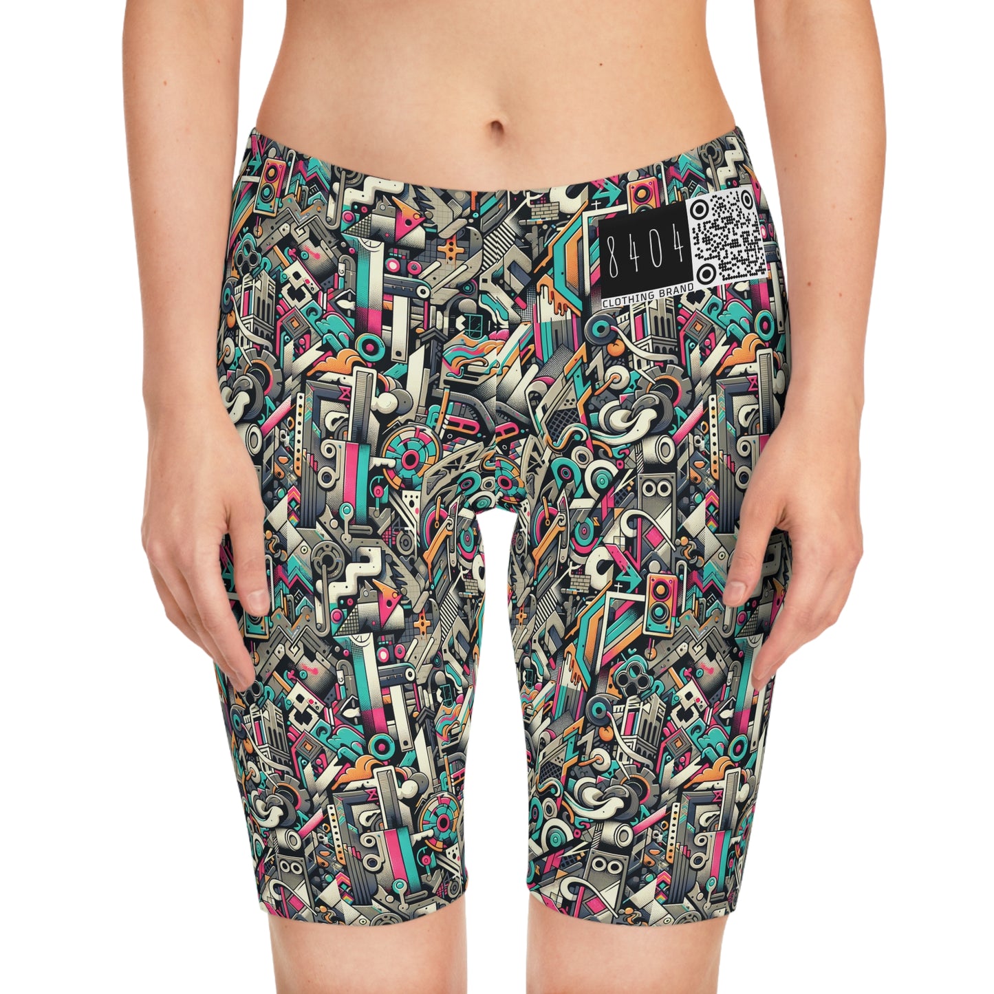 Digital Street Art Urban Street Style Women's Bike Shorts - 8404 Design-74