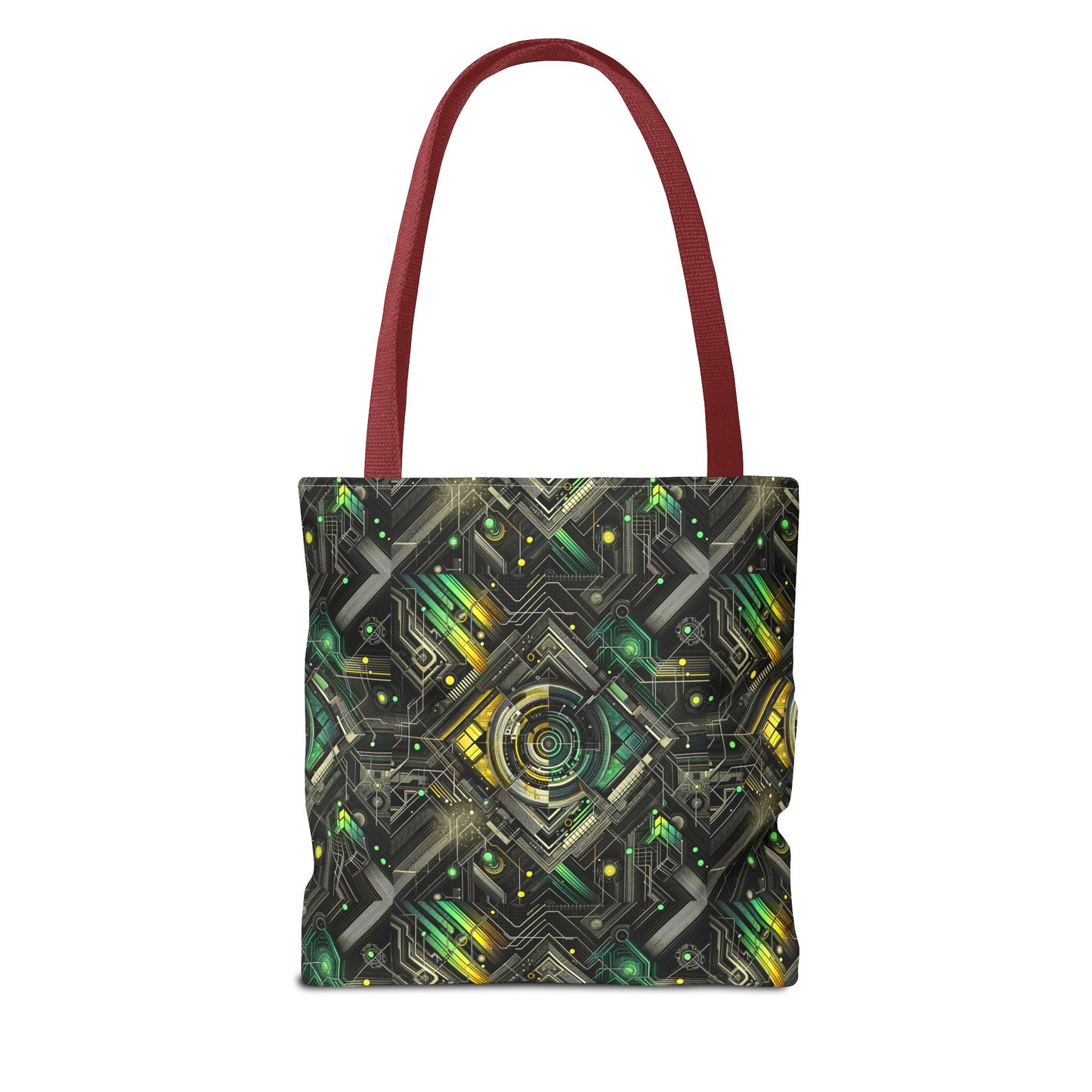Tech Noir Graphics Tech-Inspired Streetwear Tote Bag - 8404 Design-57