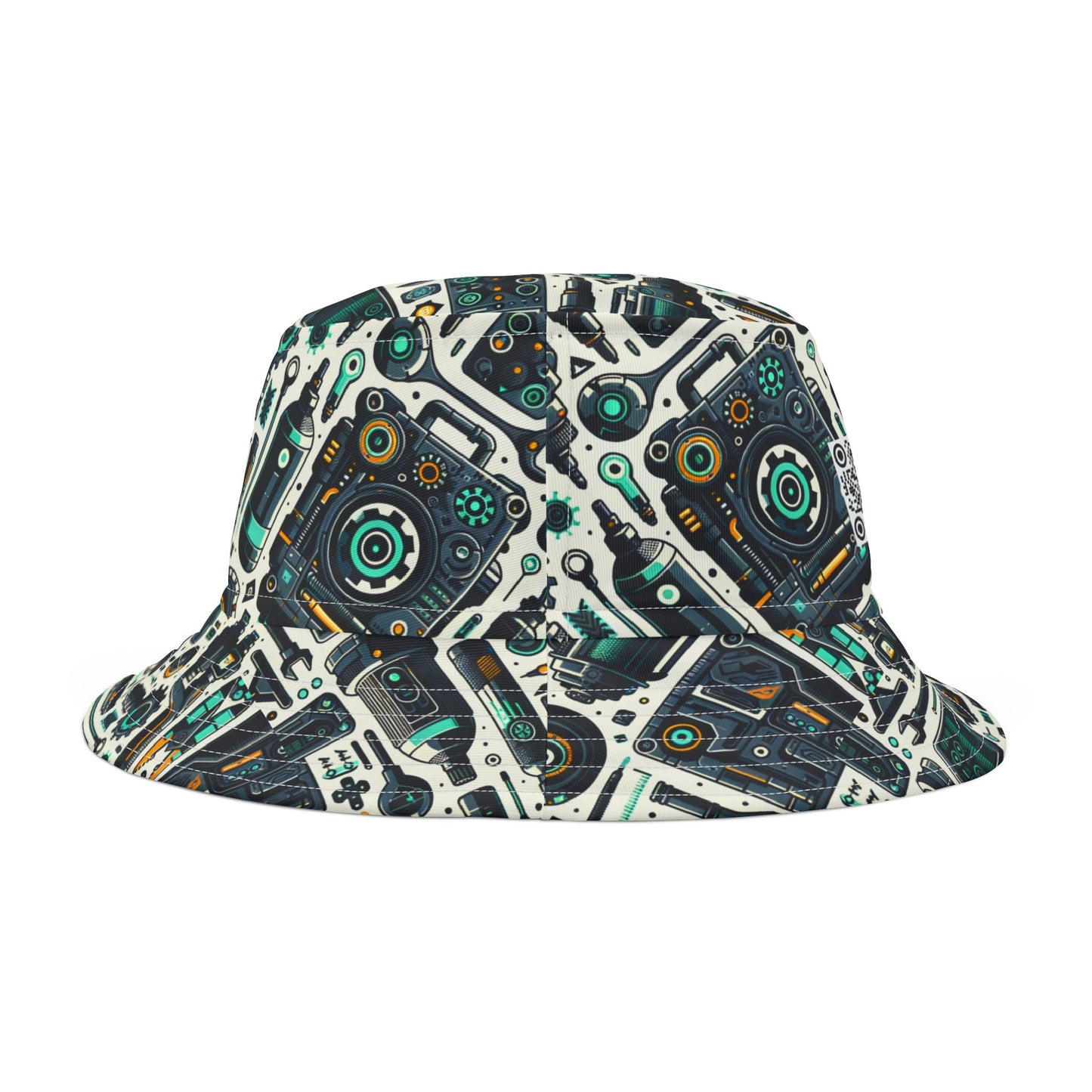 Tech Utility Fusion Modern Tech Streetwear Bucket Hat - 8404 Design-53