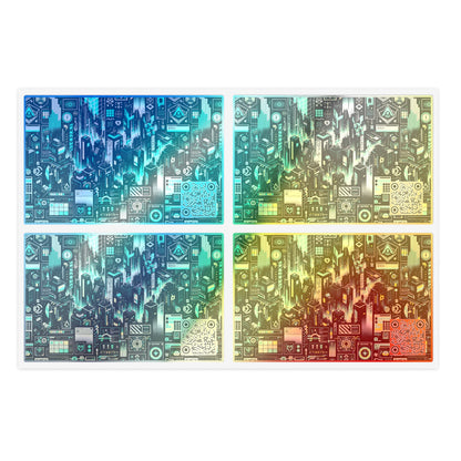 Digital Dystopia Tech Noir Sticker Sheets - 8404 Design-63
