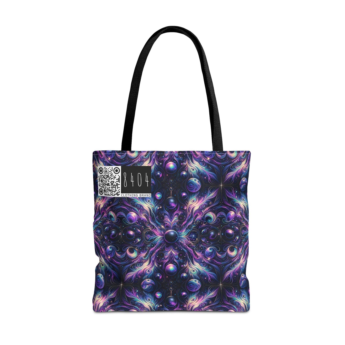 Galactic Hues Tech-Forward Cosmic Fusion Tote Bag - 8404 Design-41