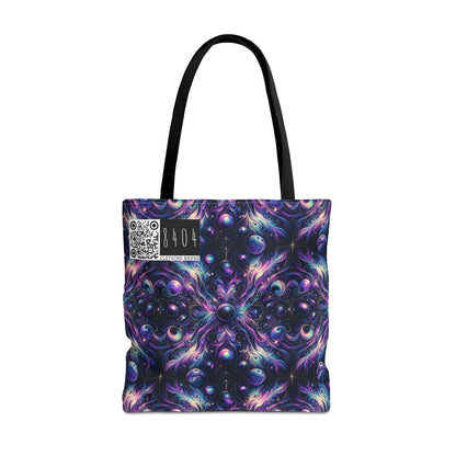Galactic Hues Tech-Forward Cosmic Fusion Tote Bag - 8404 Design-41
