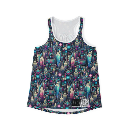 Digital Renaissance Tech-Forward Maximalism Women's Tank Top - 8404 Design-56