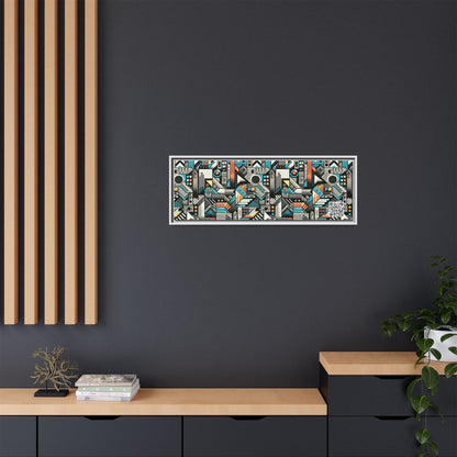Digital Street Art Urban Street Style Matte Canvas, Framed (multi-color) - 8404 Design-81 B