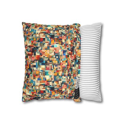 Digital Artistic Expression Artistic Streetwear Faux Suede Square Pillowcase - 8404 Design-46