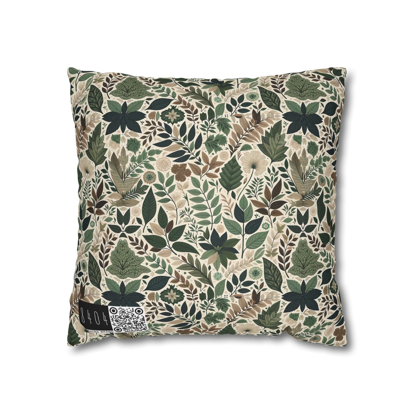 Streetwear Sustainability Environmentally Conscious Streetwear with a Natural Aesthetic Spun Polyester Square Pillowcase - 8404 Design-57