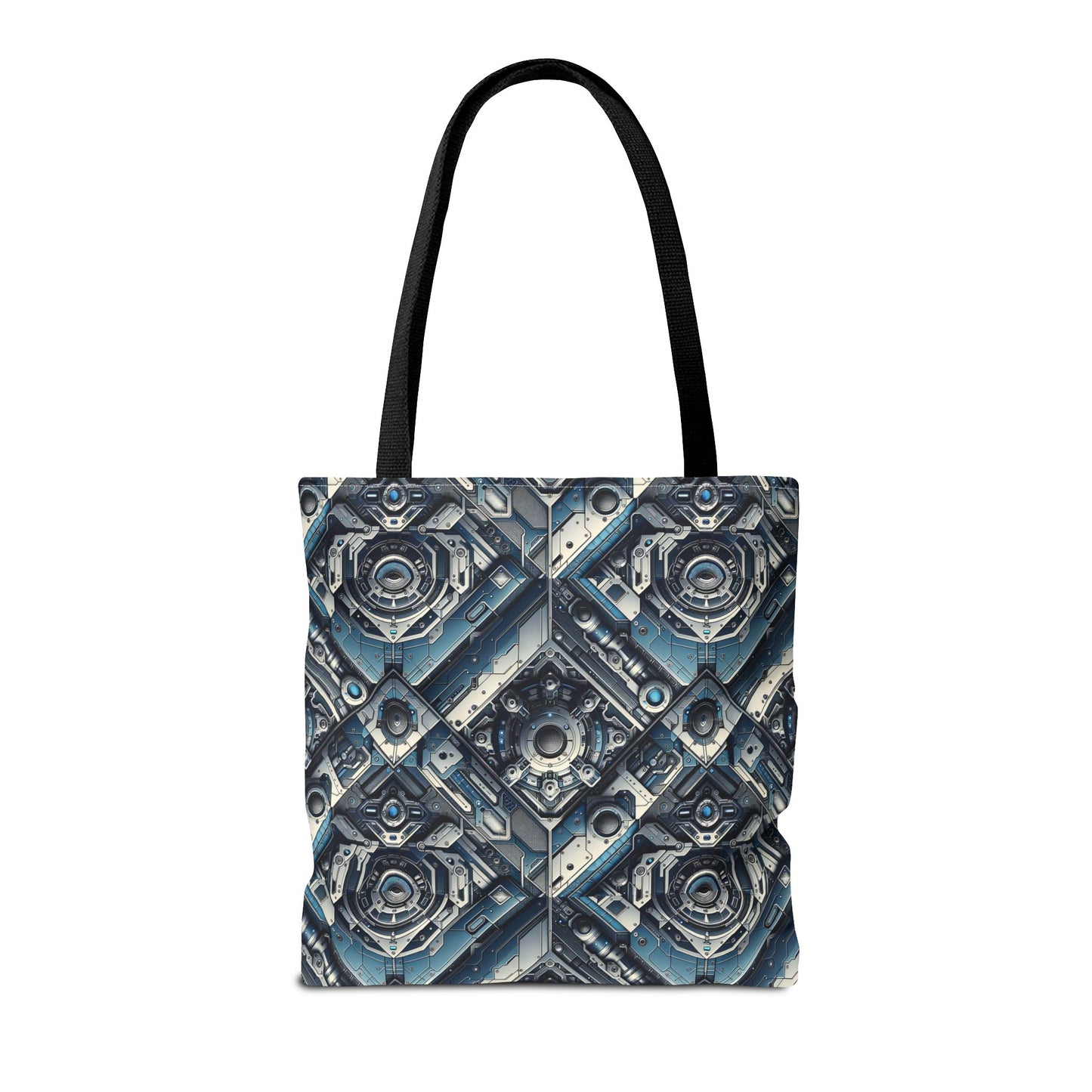Tech Utility Fusion Tech-Forward Utility With a Futuristic Edge Tote Bag - 8404 Design-43