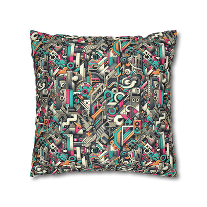 Digital Street Art Urban Street Style Spun Polyester Square Pillowcase - 8404 Design-74