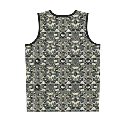 Cyber Garden Party Tech Garden Extravaganza Basketball Jersey - 8404 Design-54