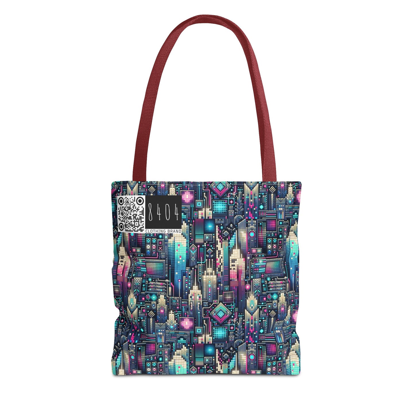 Digital Renaissance Tech-Forward Maximalism Tote Bag - 8404 Design-56