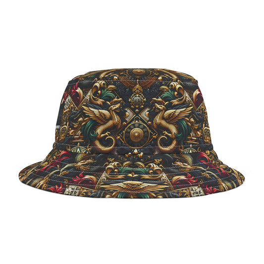 Digital Renaissance Luxurious Streetwear Inspired By Classical Art With a Modern Twist Bucket Hat - 8404 Design-76