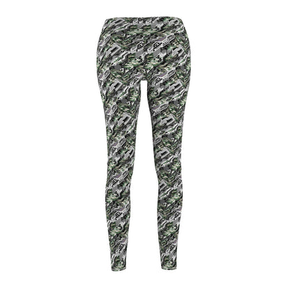 Tech Camo Fusion Tech-Forward Streetwear With a Futuristic Edge Women's Cut & Sew Casual Leggings - 8404 Design-46