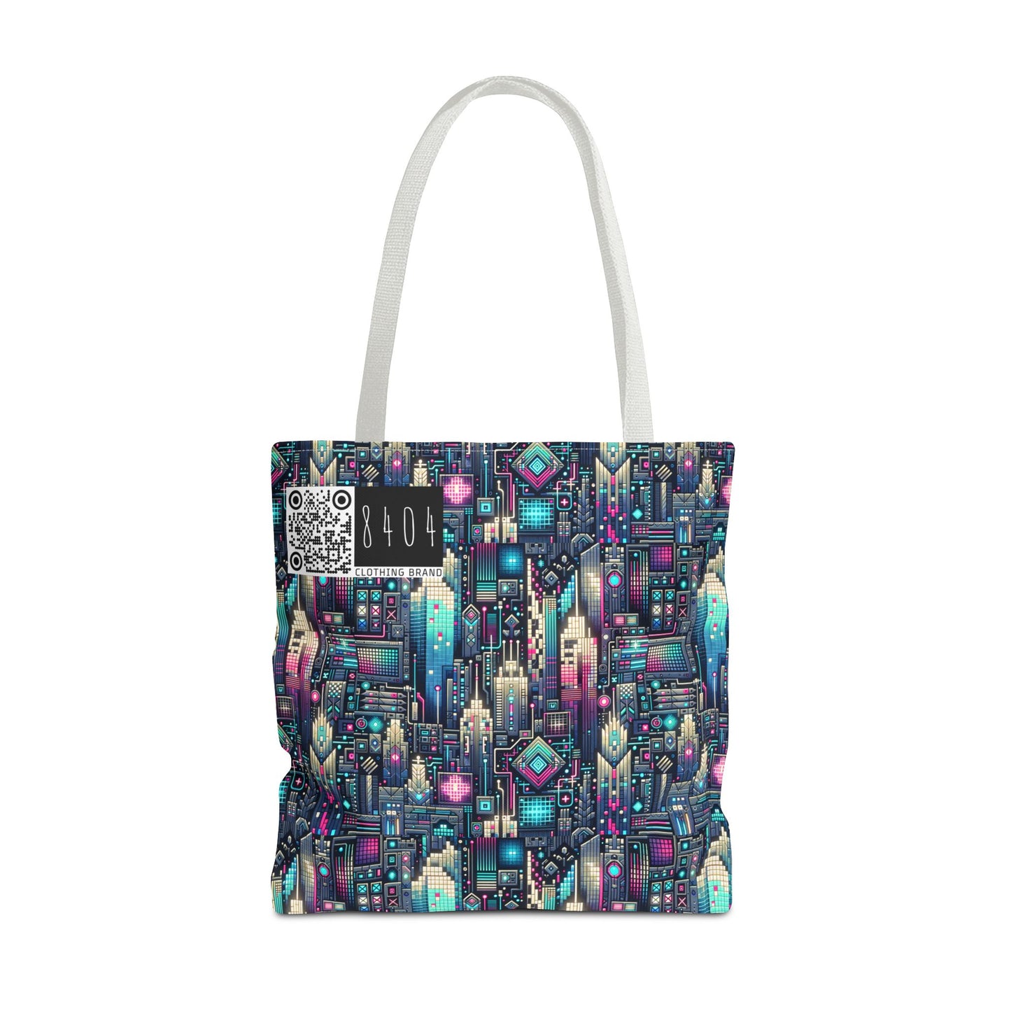 Digital Renaissance Tech-Forward Maximalism Tote Bag - 8404 Design-56