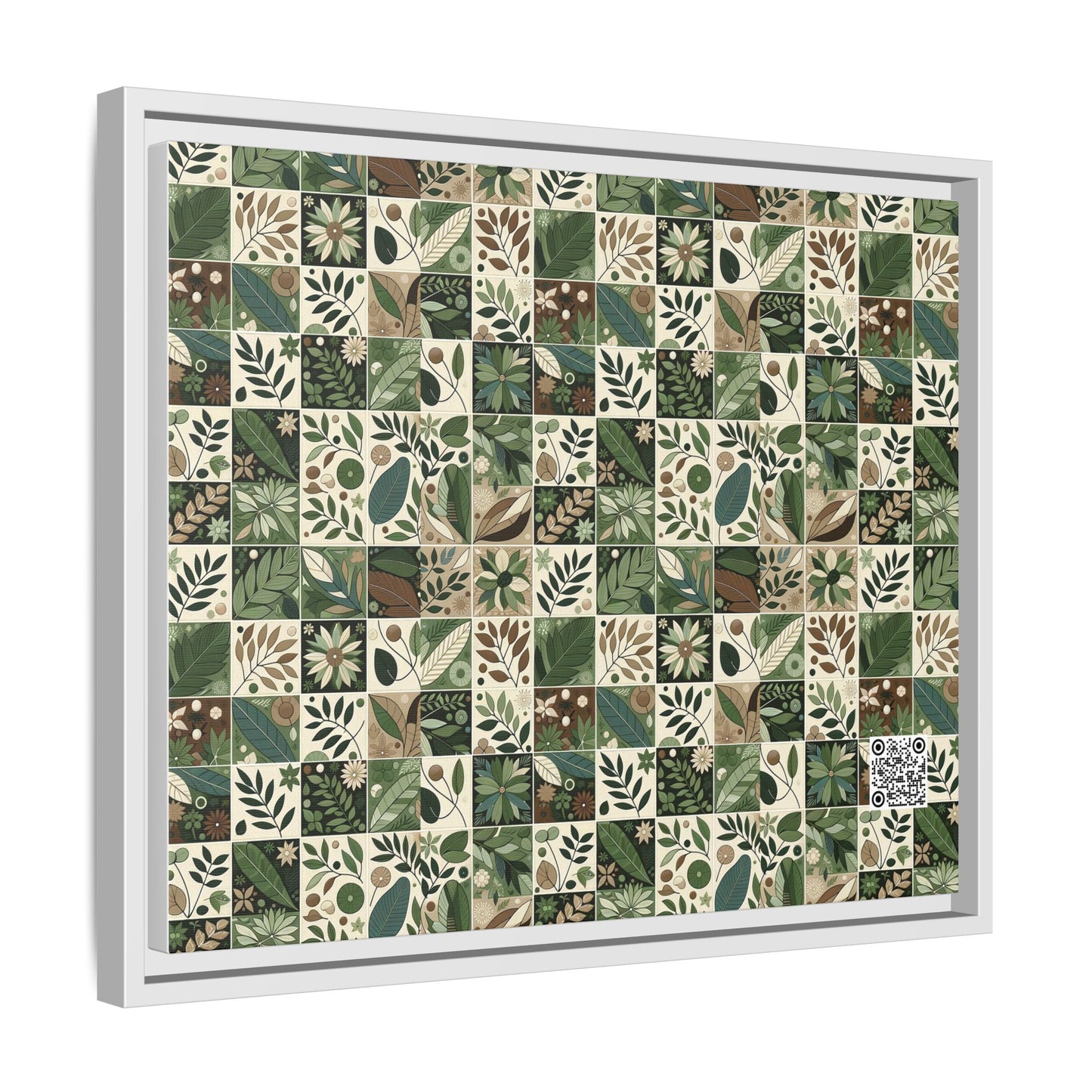 Streetwear Sustainability Environmentally Conscious Streetwear with a Natural Aesthetic Matte Canvas, Framed (multi-color) - 8404 Design-57 A