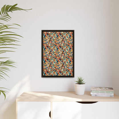 Digital Artistic Expression Artistic Streetwear Matte Canvas, Framed (multi-Color) - 8404 Design-46 B