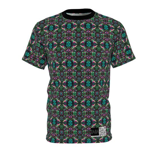 Tech-Infused Graphics Tech-Forward Streetwear Unisex Cut & Sew Tee - 8404 Design-45