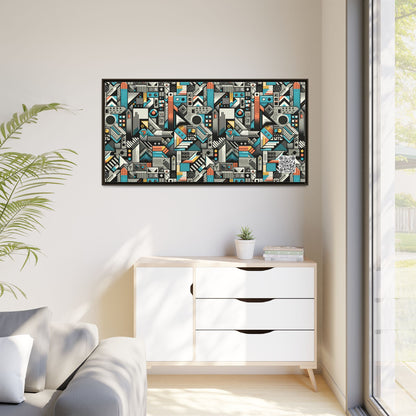 Digital Street Art Urban Street Style Matte Canvas, Framed (multi-color) - 8404 Design-81 B