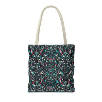 Digital Rebellion Tech-Inspired Streetwear Tote Bag - 8404 Design-54