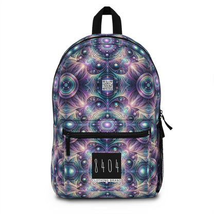 Iridescent Tech Fusion Tech-Forward Streetwear Backpack - 8404 Design-61