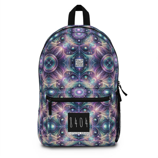 Iridescent Tech Fusion Tech-Forward Streetwear Backpack - 8404 Design-61