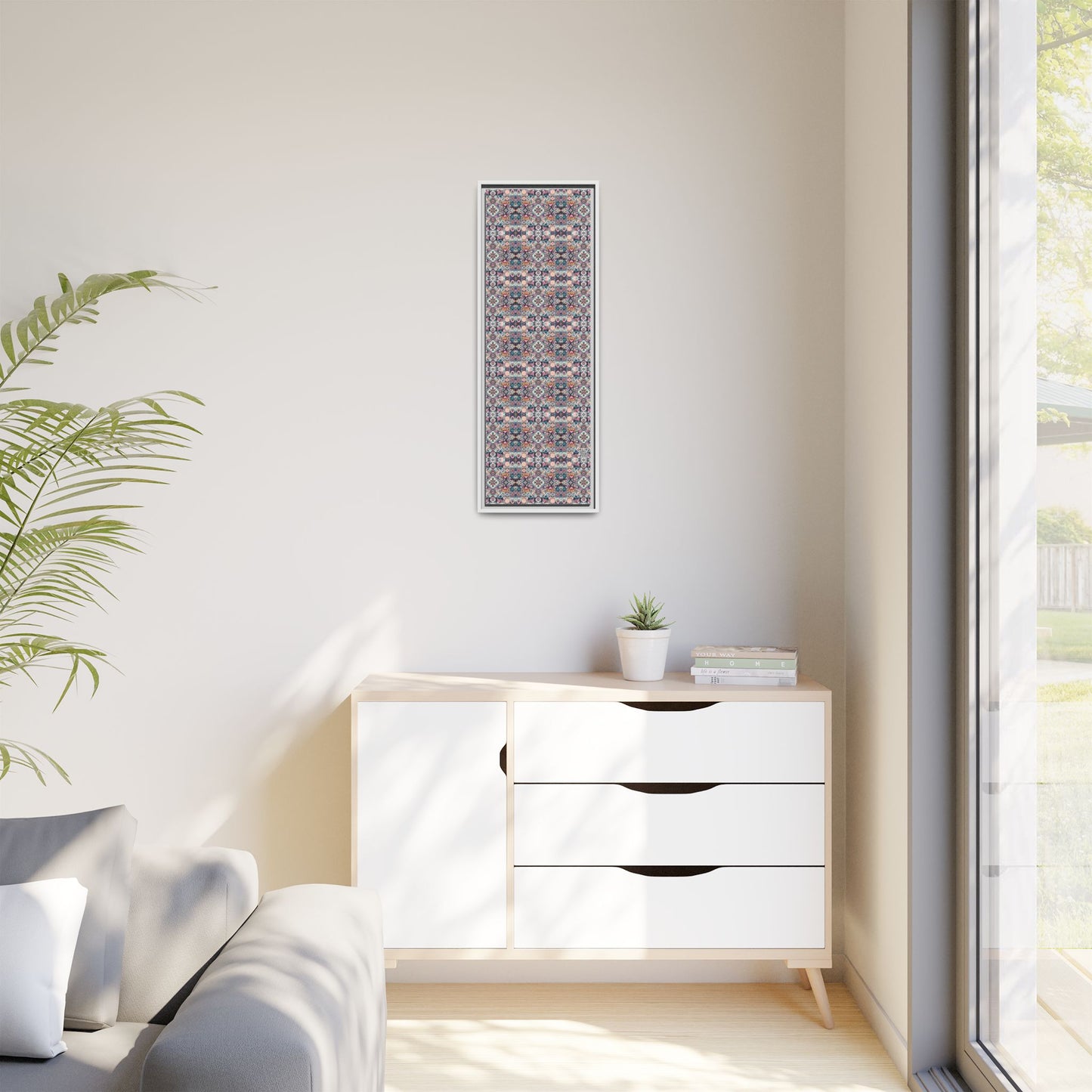 Matte Canvas, Framed (multi-Color) - 8404 Design-01