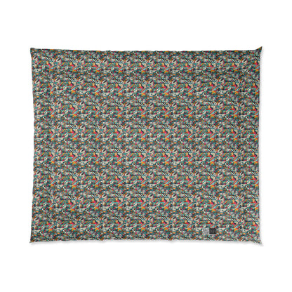 Graffiti Fusion Modern Street Art Fusion Comforter - 8404 Design-58