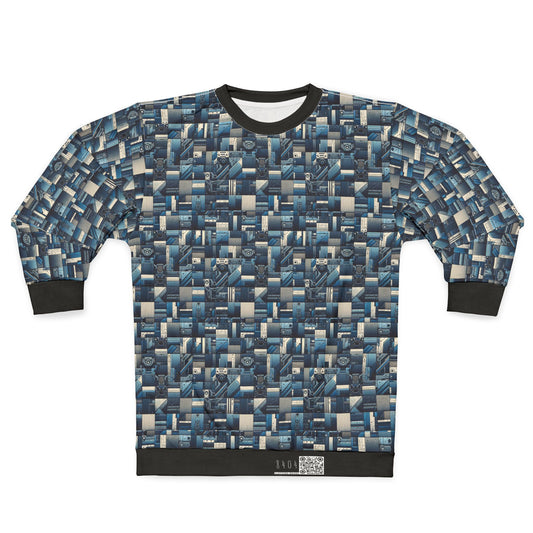 Tech-Inspired Utility Tech-Forward Streetwear With Utilitarian Edge Sweatshirt - 8404 Design-44