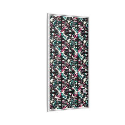 Digital Artistry Digital-native Streetwear Matte Canvas, Framed (multi-color) - 8404 Design-62 B