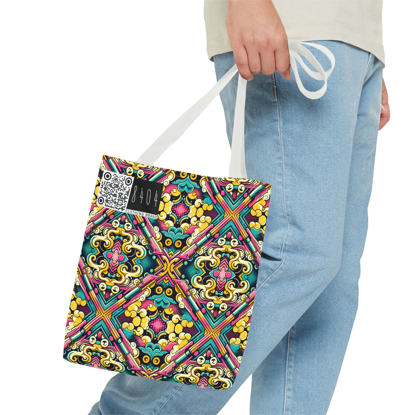 Neon Pop Art Revival Pop Culture Retro Tote Bag - 8404 Design-59