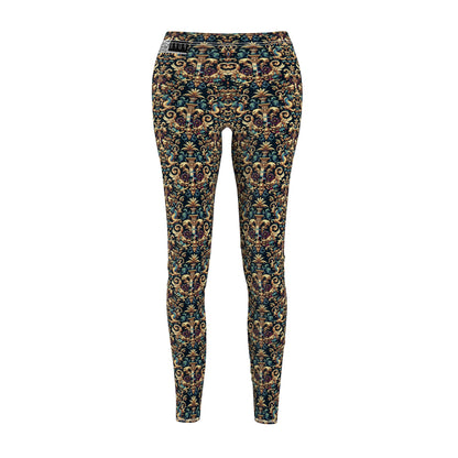 Digital Renaissance Modern Baroque Fusion Women's Cut & Sew Casual Leggings - 8404 Design-57