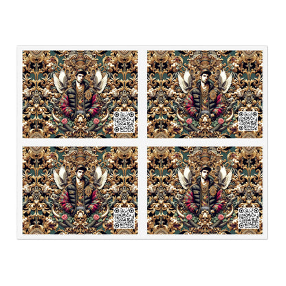 Digital Renaissance Luxurious Streetwear Inspired By Classical Art With a Modern Twist Sticker Sheets - 8404 Design-59