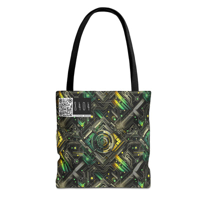Tech Noir Graphics Tech-Inspired Streetwear Tote Bag - 8404 Design-57