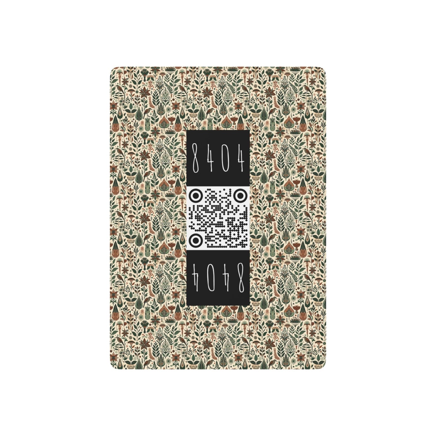 Urban Jungle Nature Meets Streetwear Poker Playing Cards - 8404 Design-45 S