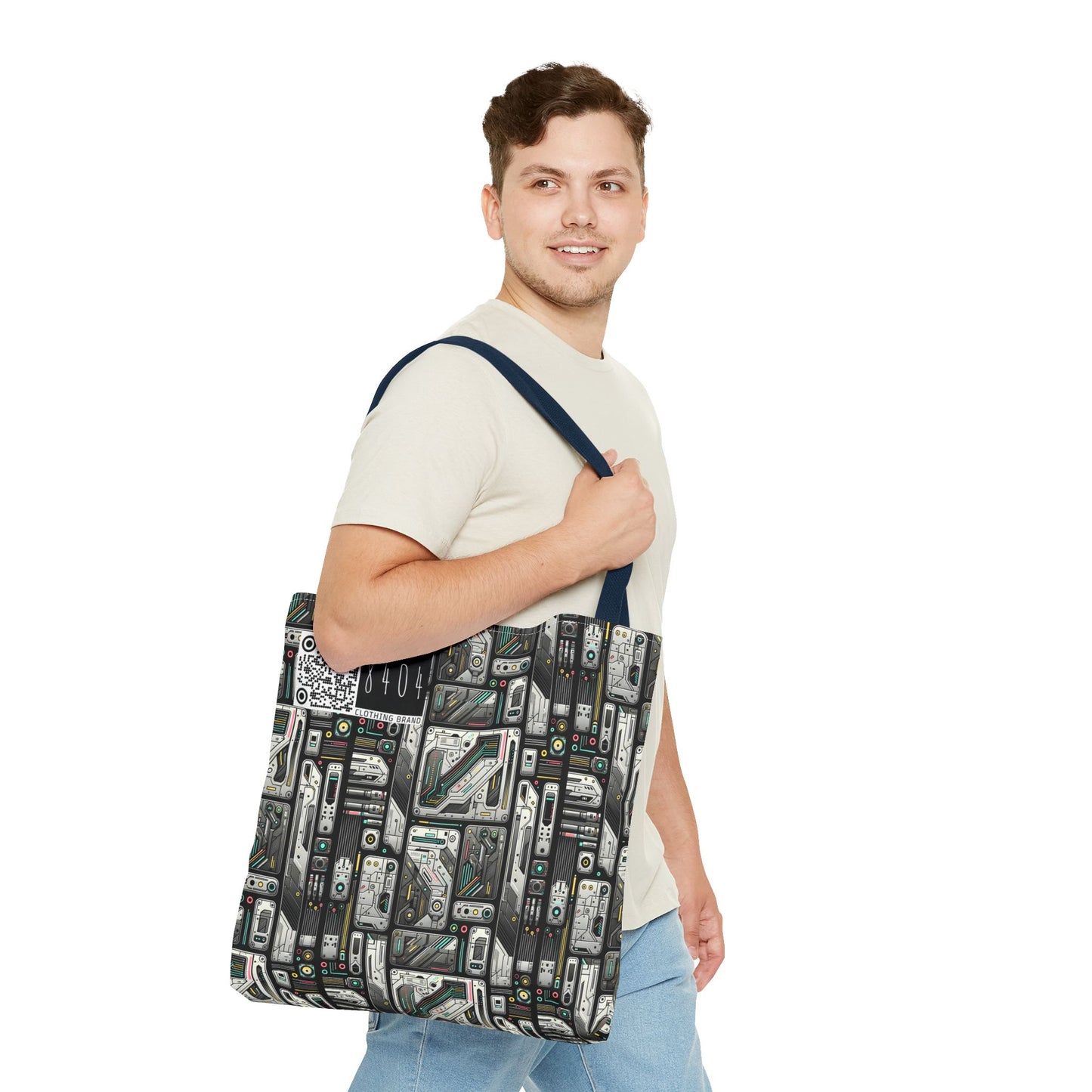 Tech Utility Gear Tech-Forward Minimalism Tote Bag - 8404 Design-45