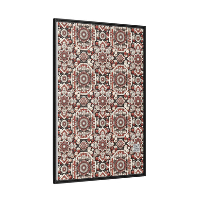 Neo Jomon Sculptural Aesthetics Artisanal Streetwear Matte Canvas, Framed (multi-Color) - 8404 Design-55 A