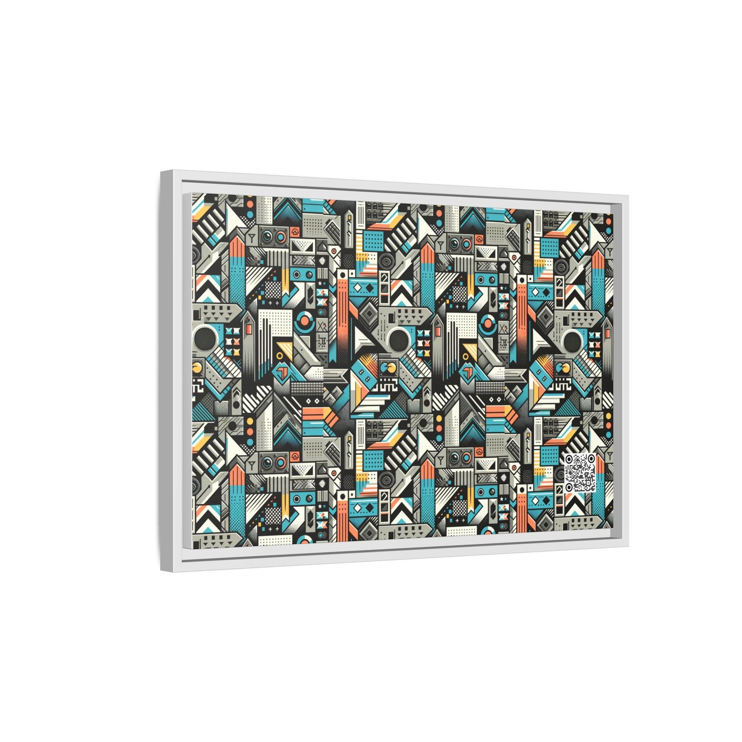 Digital Street Art Urban Street Style Matte Canvas, Framed (multi-color) - 8404 Design-81 B