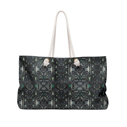 Tech Noir Tech-Forward Minimalism Weekender Bag - 8404 Design-52