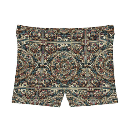 Urban Renaissance Historical Fusion With Street Edge Women's Shorts - 8404 Design-57