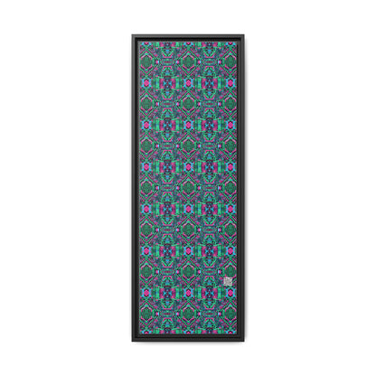 Digital Glitch Vibes Tech-Inspired Streetwear Matte Canvas, Framed (multi-Color) - 8404 Design-71 B