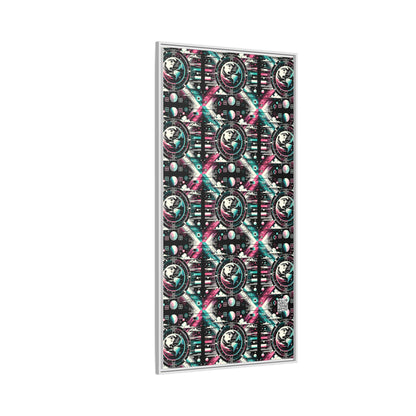 Digital Artistry Digital-native Streetwear Matte Canvas, Framed (multi-color) - 8404 Design-62 B